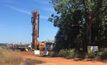 Drilling at Moreton Resources' Kingaroy site.