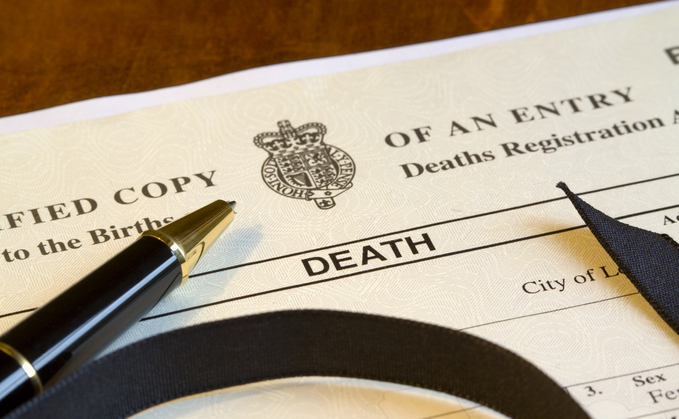 Uptick in number of registered deaths in 2023, figures show