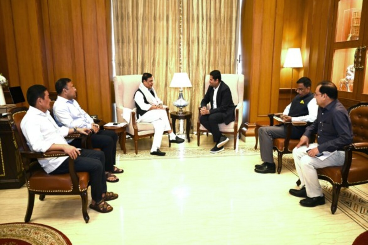 Assam CM meets with Jeet Adani, discusses ways to implement investment commitments of Adani Group