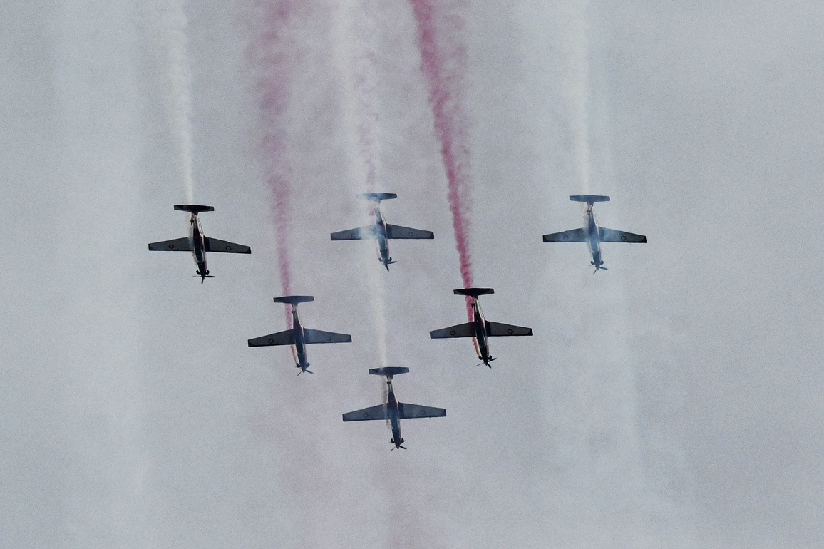 INDONESIA-JAKARTA-NATIONAL ARMED FORCES-80TH ANNIVERSARY-REHEARSAL