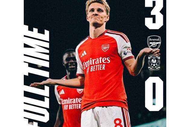 Premier League: Arsenal starts title defence with 3-0 win over Coventry City