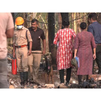 Keralam: Probe begins into Thrissur fireworks storage fire; MoS Suresh Gopi visits site