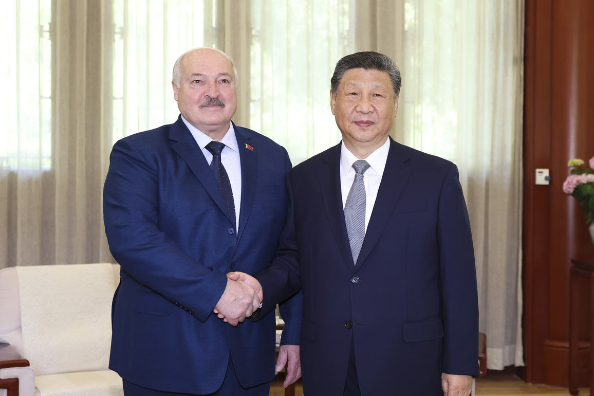 CHINA-BEIJING-XI JINPING-BELARUSIAN PRESIDENT-MEETING (CN)