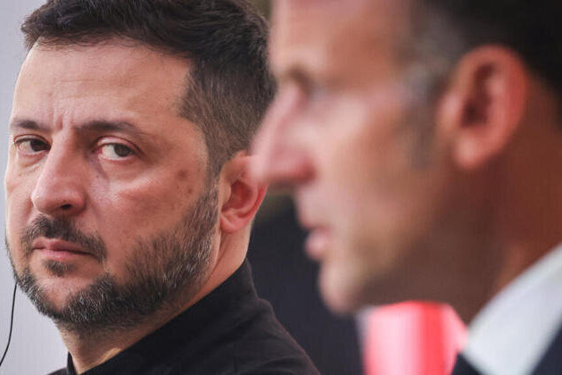 Zelensky in Paris to seek fresh arms as Russian strikes intensify