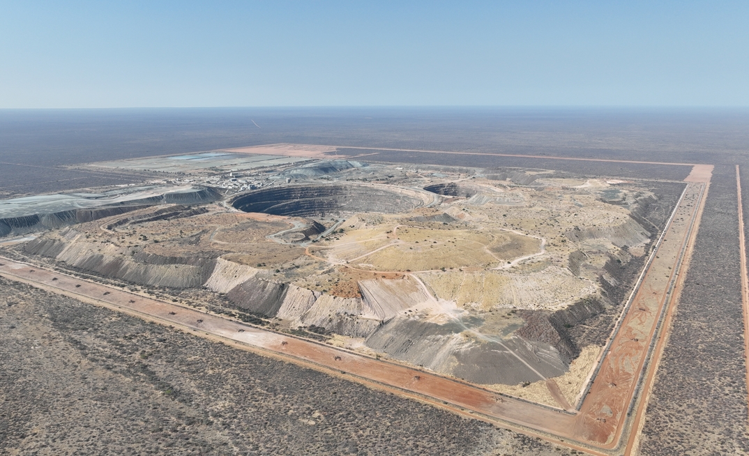 The Debswana Letlhakane diamond mine in Botswana