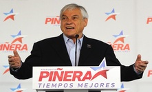 Chile's president Sebastian Pinera