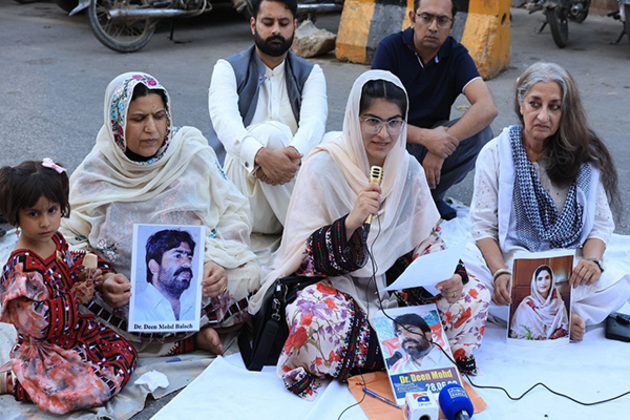 Pak: BYC leader Sammi Deen Baloch's kin hold press conference demanding her release