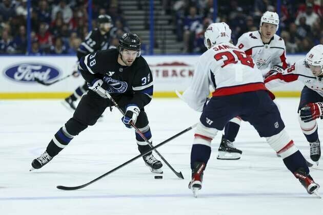 Brandon Hagel's late goal helps Lightning edge Capitals