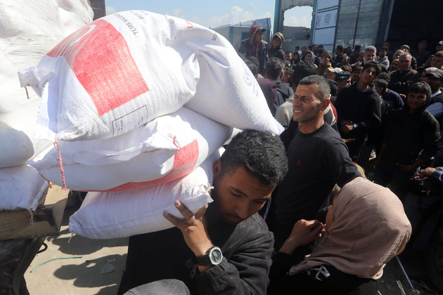 MIDEAST-GAZA-JABALIA-HUMANITARIAN AID