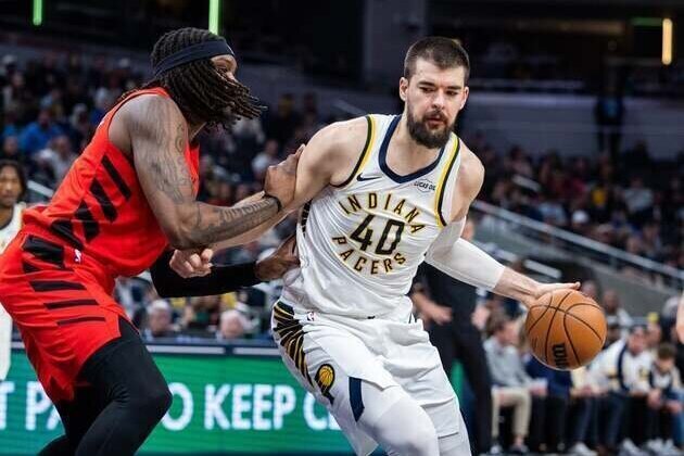 Report: Pacers C Ivica Zubac (rib) out for season