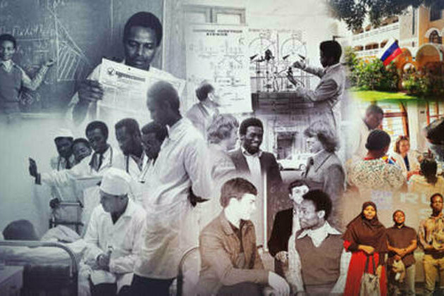 Before they become doctors or space engineers, they learn Russian in Africa