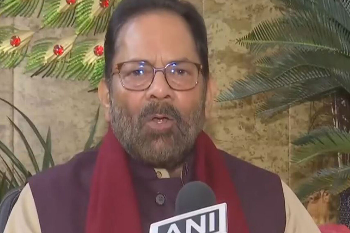 "Grassroots worker can rise to top in BJP": Mukhtar Abbas Naqvi on party national president nomination
