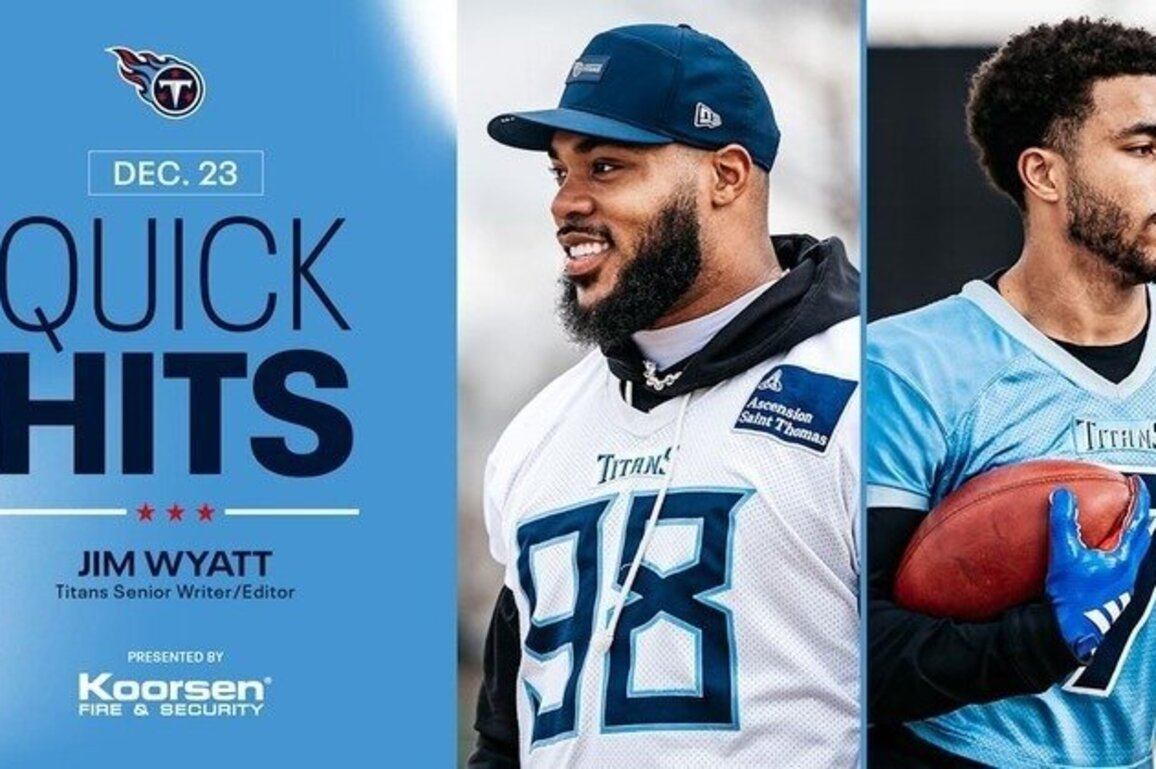 Quick Hits After Tuesday's Titans Practice