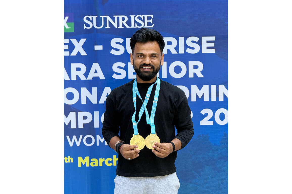 Krishna Nagar claims double gold at 7th Senior National Para Badminton Championship