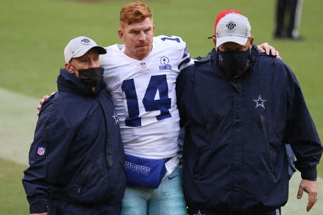 Report: Cowboys' Dalton (concussion) out vs. Eagles