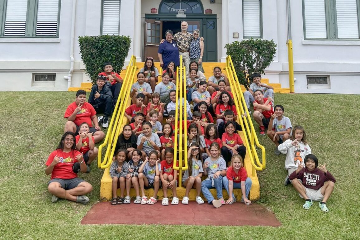 Hilo elementary students raise $259 to help with repairs at Kawamoto Pool