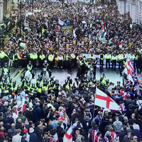 9 held as London erupts in immigration, counter immigration rallies