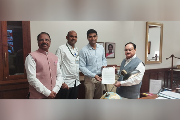 TDP MP delegation meets Union Minister JP Nadda, flags 80,515 MT urea supply shortfall