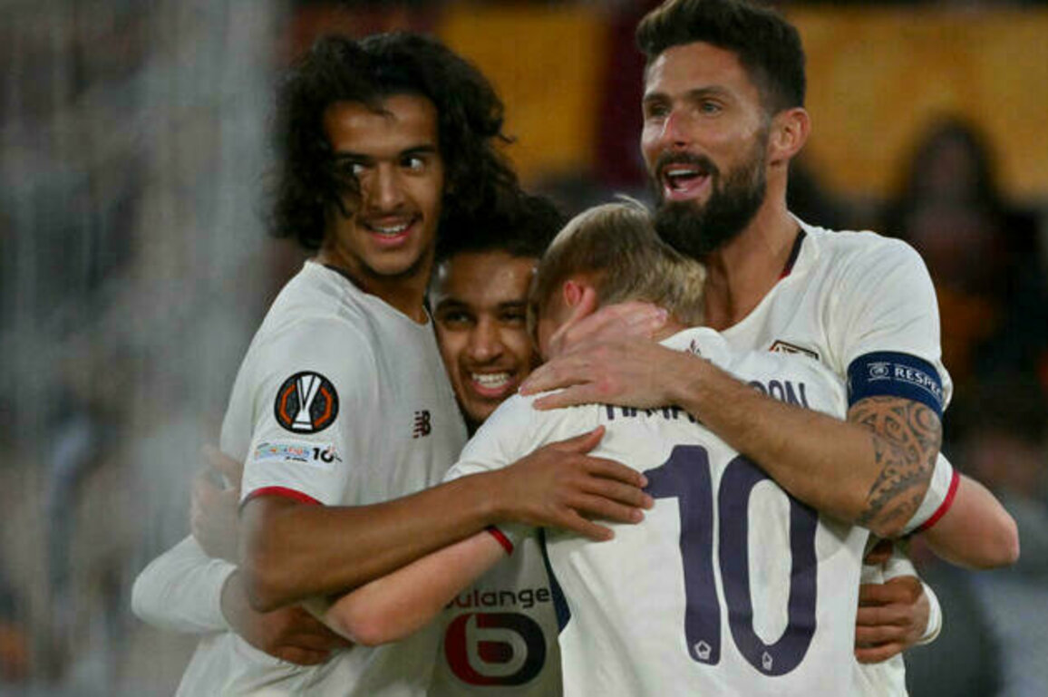 Ozers triple penalty saves secure Lilles Europa League win over Roma