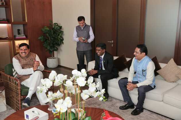 Dubai: Consul General Sivan meets MP CM Mohan Yadav ahead of investment outreach