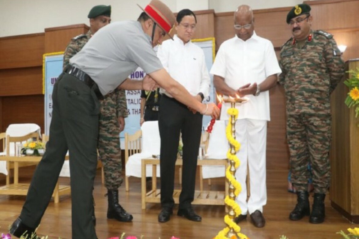 28 Assam Rifles conferred with Unit Citation by Tripura Governor