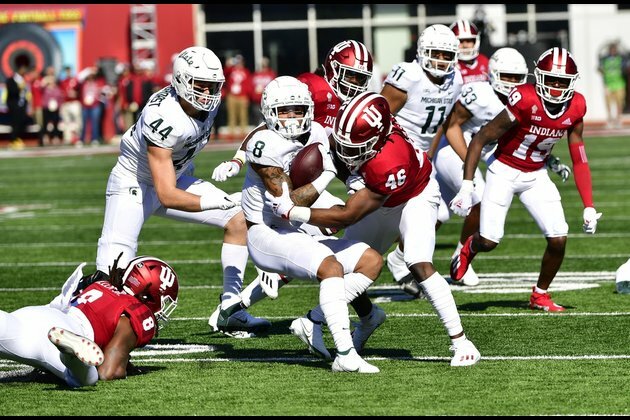 No. 10 Michigan State squeezes past Indiana