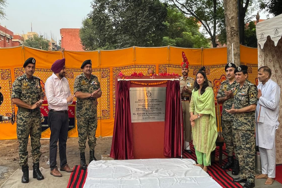 1100-feet-deep facility to ensure water supply for BSF personnel and their families: DC Komal Mittal