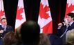 Justin Trudeau answered curated questions from PDAC president Glenn Mullan