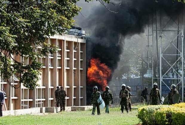 Protesters storm Kenyan parliament