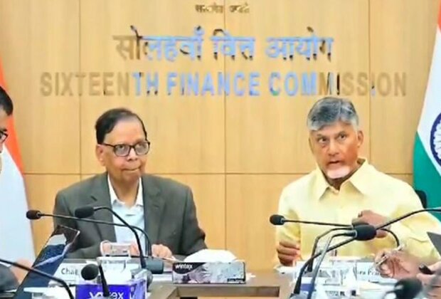 Andhra CM Chandrababu Naidu meets 16th Finance Commission Chairman in Delhi