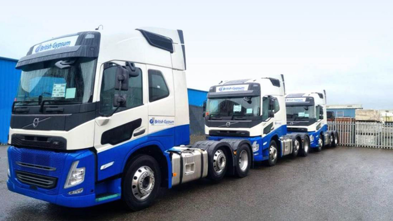 British Gypsum spends £7 million on fleet of HGV's 