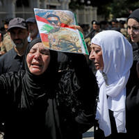 LEBANON-BEIRUT-ISRAELI AIRSTRIKES-FUNERAL