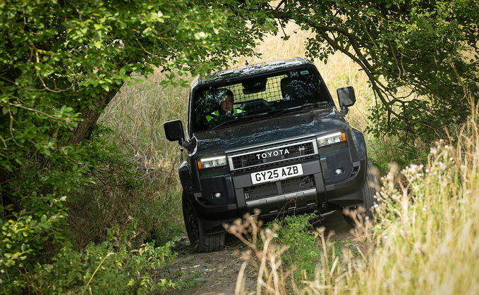 Toyota launch its commercial addition of the new Land Cruiser priced at £51,729.17 on the road. 