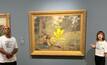 Famous painting defaced at WA Art Gallery