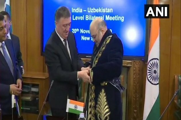 Uzbekistan's Minister facilitates Home Minister Amit Shah