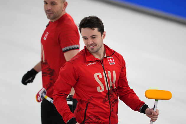 (MICO2026)ITALY-CORTINA D'AMPEZZO-OLYMPIC WINTER GAMES-CURLING-MEN-ROUND ROBIN-SUI VS SWE