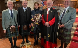 King and Queen attend service to celebrate Scottish Farmers