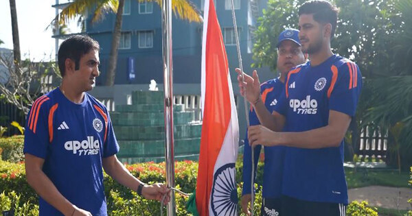 Team India celebrates Independence Day with Tricolour hoisting in Galle ahead of opening Test against Sri Lanka