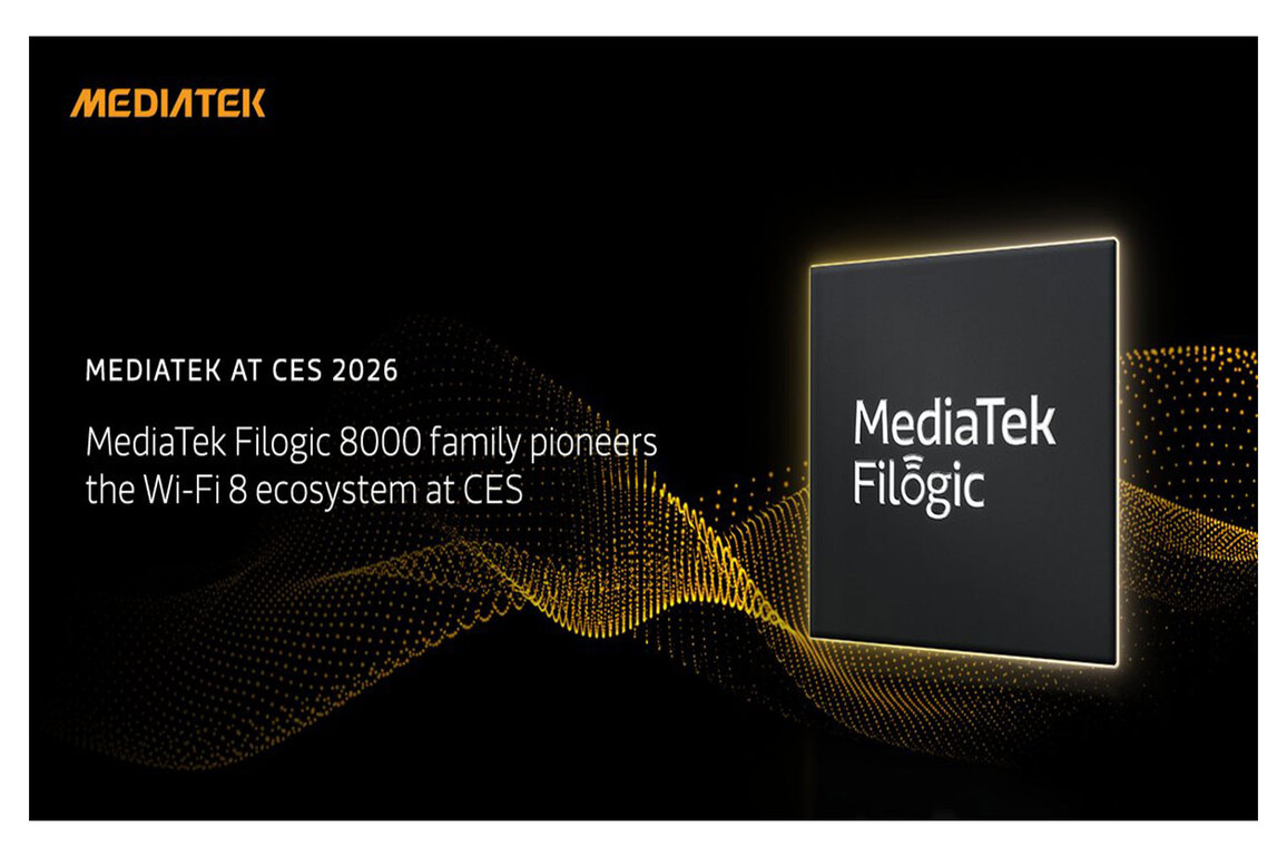 MediaTek unveils new advanced Filogic 8000 family Wi-Fi 8 chipset at CES
