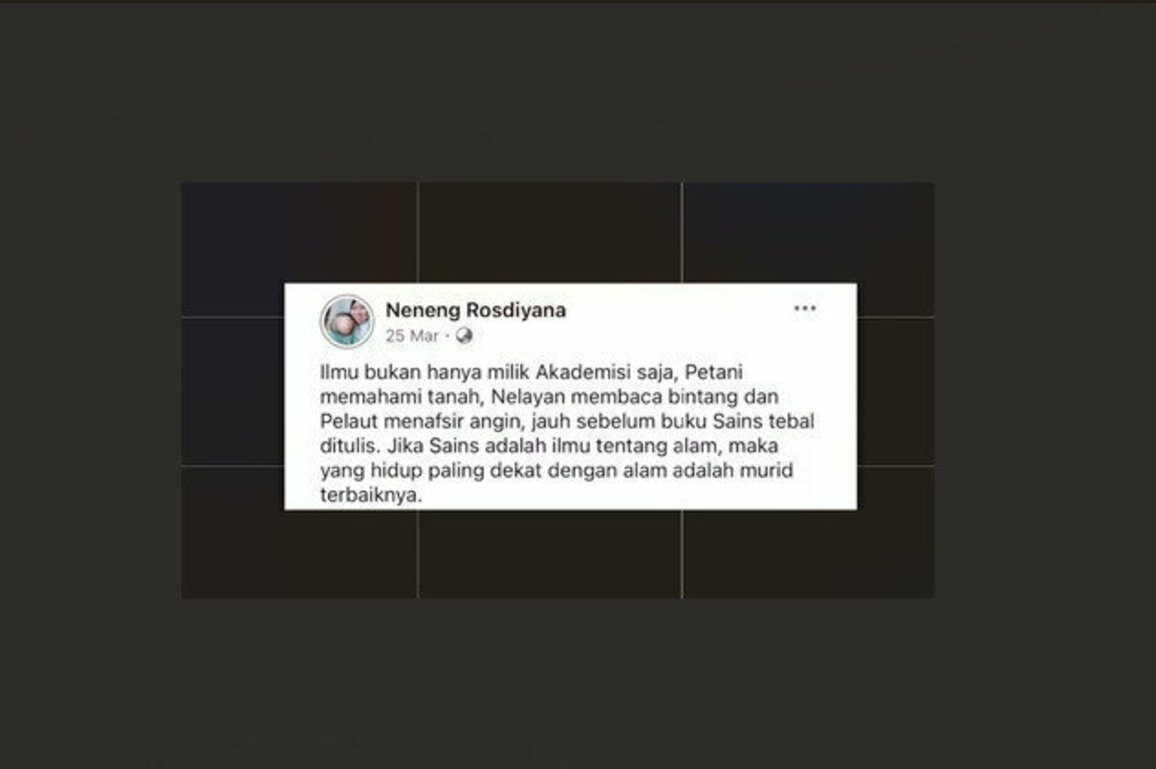 Membaca 'Nenengisme' dan kegagalan komunikasi iklim menjangkau akar rumput