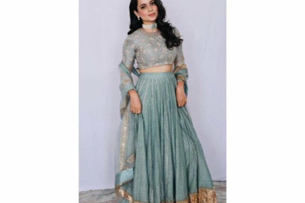 Kangana Ranaut dazzles in pastel lehenga for cousin's wedding