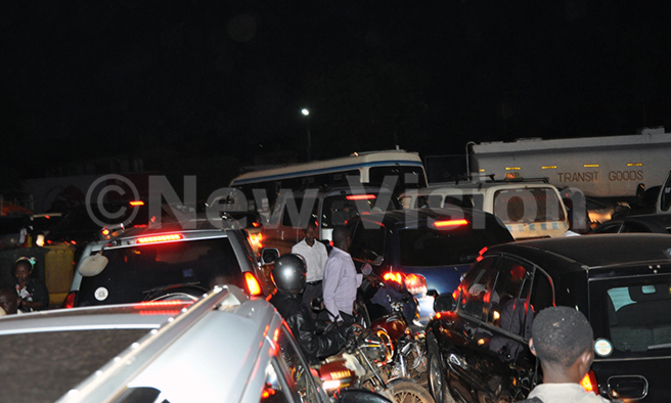 IN PICTURES: Heavy traffic along Jinja Road IN PICTURES: Heavy traffic along Jinja Road