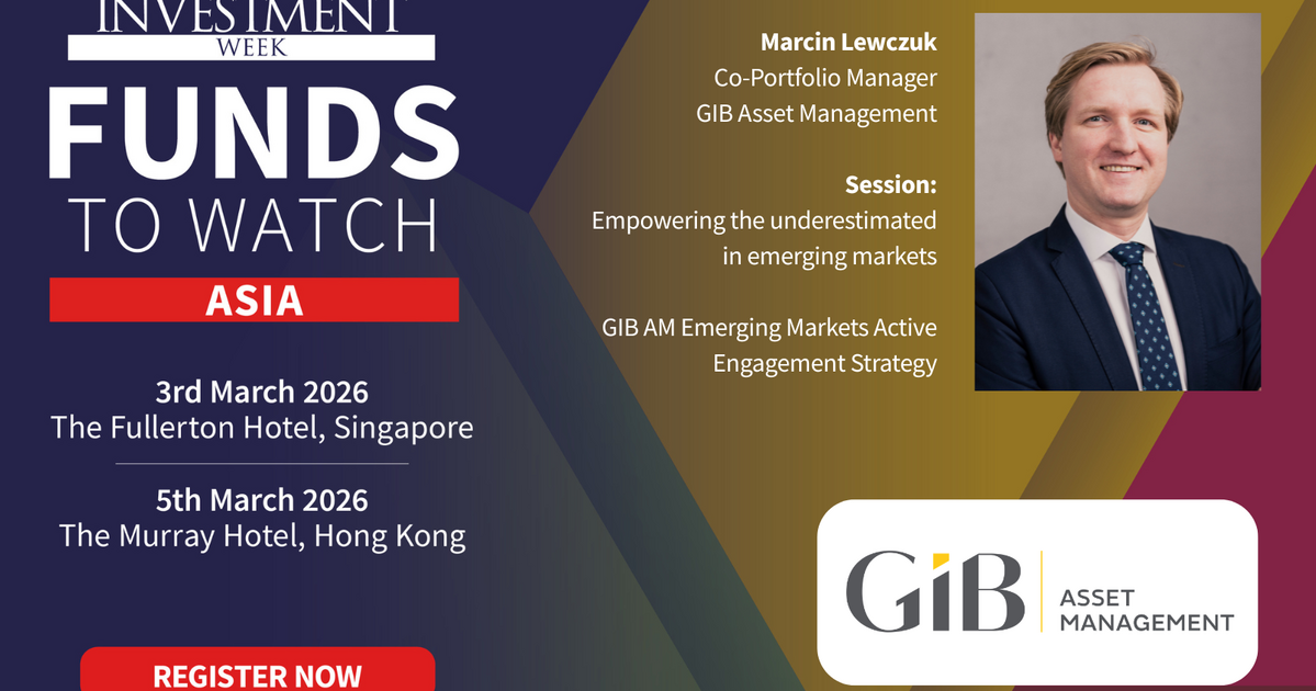 GIB Asset Management emerging markets manager Marcin Lewczuk to speak at Funds to Watch Asia