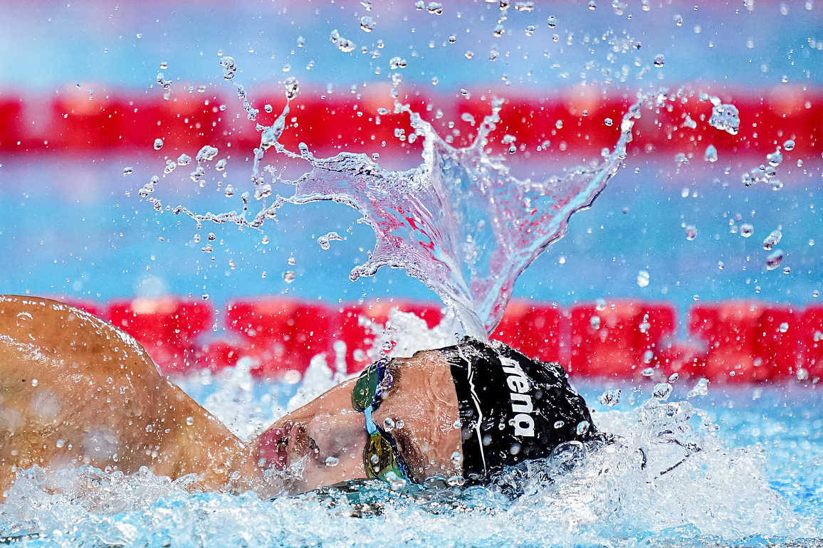(SP)SINGAPORE-WORLD AQUATICS CHAMPIONSHIPS-SWIMMING-MEN'S 1500M FREESTYLE