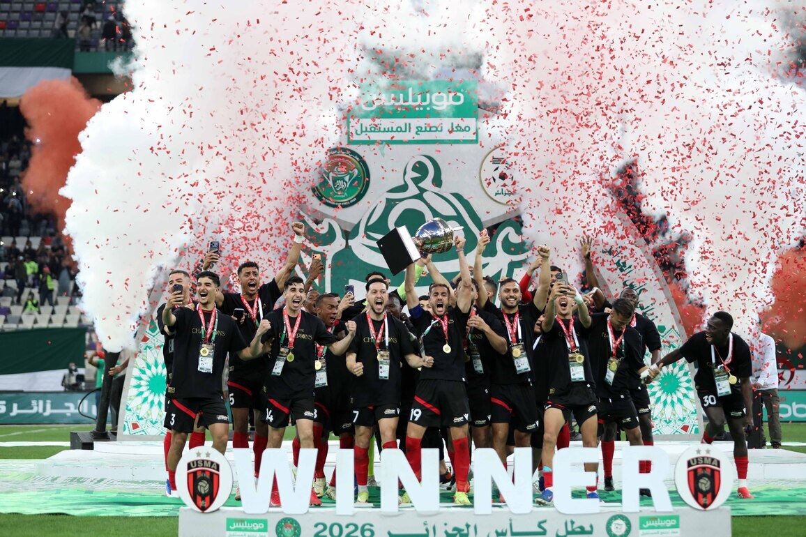 (SP)ALGERIA-ALGIERS-FOOTBALL-ALGERIAN CUP-FINAL-USM ALGER VS CR BELOUIZDAD
