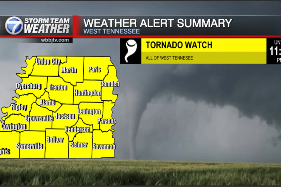 TORNADO WATCH ISSUED, Updates Coming from Storm Team 7