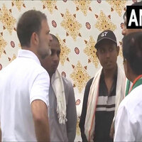 Rahul Gandhi meets Gambhira bridge collapse victims' families