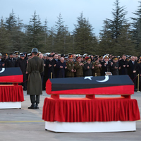 TRKIYE-ANKARA-LIBYA-BODIES OF CRASH VICTIMS-FAREWELL CEREMONY