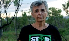  Cairns-based public servant Carine Visschers who protested against the Bravus Carmichael rail project because she said it would lead to ecocide.