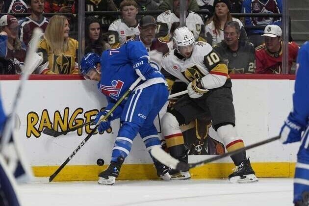 Golden Knights secure playoff berth with OT win at Avalanche